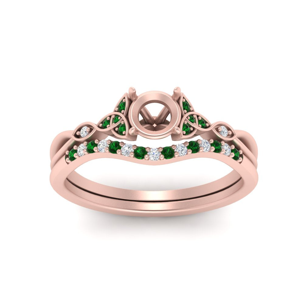 celtic-knot-split-semi-mount-emerald-engagement-ring-in-rose-gold-FD9609SMGEMGR-NL-RG