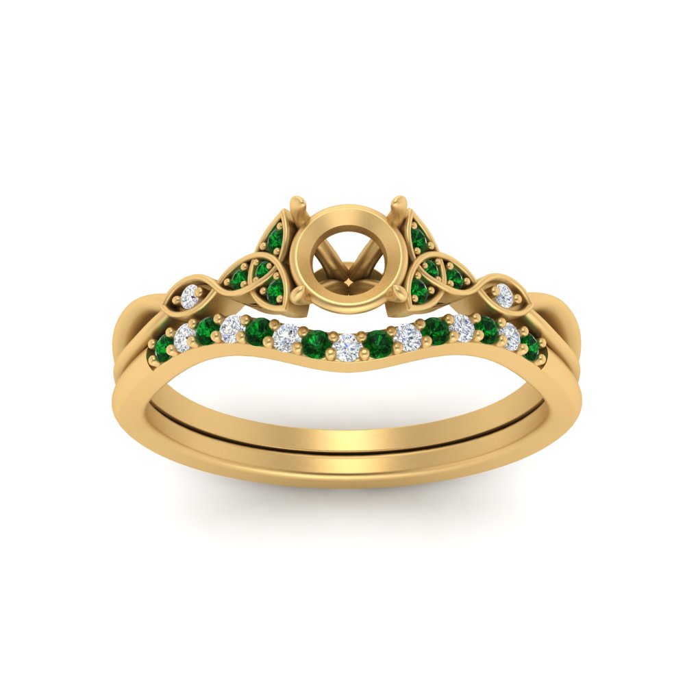 celtic-knot-split-semi-mount-emerald-engagement-ring-in-yellow-gold-FD9609SMGEMGR-NL-YG