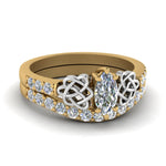 Load image into Gallery viewer, celtic-marquise-cut-diamond-wedding-ring-set-in-yellow-gold-FDENS2255B1MQ-NL-YG_ed47d9c0-a29c-41b8-9624-3c39fbc3a724?v=1757056989
