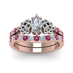 Load image into Gallery viewer, celtic-marquise-cut-diamond-wedding-ring-set-with-pink-sapphire-in-rose-gold-FDENS2255B1MQGSADRPIANGLE5-NL-RG_c6921dc7-a810-48ab-8b67-a03ebe7742c2?v=1757056989
