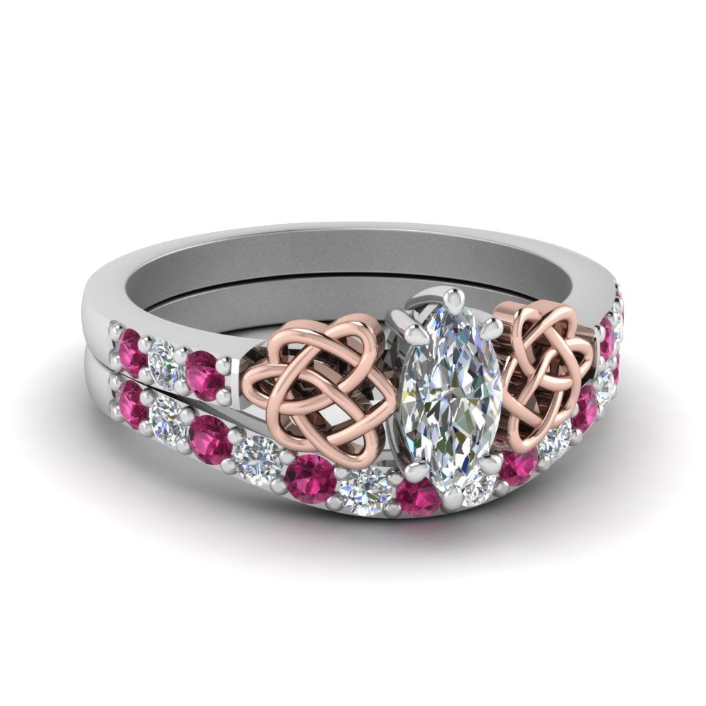celtic-marquise-cut-diamond-wedding-ring-set-with-pink-sapphire-in-white-gold-FDENS2255B1MQGSADRPI-NL-WG_d071ab05-7b38-4533-afc7-6b9ae7181e69?v=1757056989