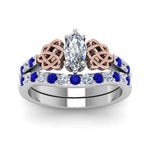 Load image into Gallery viewer, celtic-marquise-cut-diamond-wedding-ring-set-with-sapphire-in-white-gold-FDENS2255B1MQGSABLANGLE5-NL-WG_3cf5cb97-5af1-418a-8fe1-8bc4ed6c2dc5?v=1757056989
