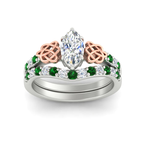 celtic-marquise-cut-emerald-wedding-ring-set-in-white-gold-fdens2255mqgemgrangle5-nl-wg-ws1.jpg