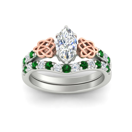 celtic-marquise-cut-emerald-wedding-ring-set-in-white-gold-fdens2255mqgemgrangle5-nl-wg-ws1.jpg