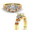 Load image into Gallery viewer, celtic-marquise-cut-orange-sapphire-wedding-ring-set-in-yellow-gold-fdens2255mqgsaorangle3-nl-yg-ws1.jpg