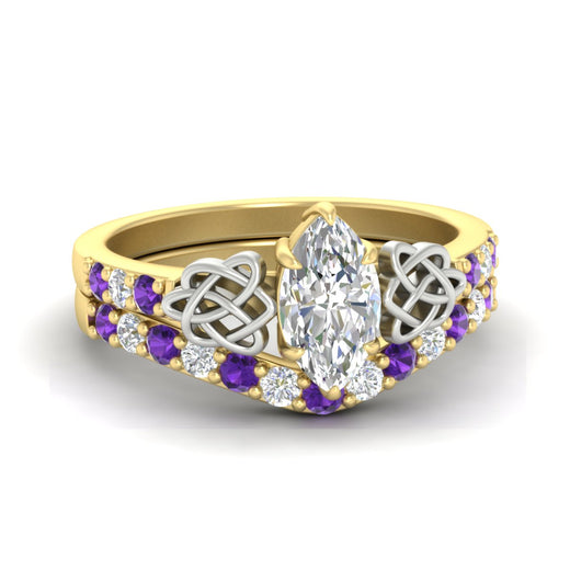 celtic-marquise-cut-purple-topaz-wedding-ring-set-in-yellow-gold-fdens2255mqgvitosleep-nl-yg-ws1.jpg
