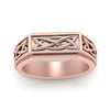 Load image into Gallery viewer, Celtic Engraved Mens Gold Ring