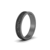 Load image into Gallery viewer, celtic-mens-gold-band-rings-in-black-gold-fdm9861angle2-nl-bg