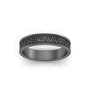 Load image into Gallery viewer, celtic-mens-gold-band-rings-in-black-gold-fdm9861angle5-nl-bg