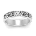 Load image into Gallery viewer, Celtic Mens Gold Band Rings
