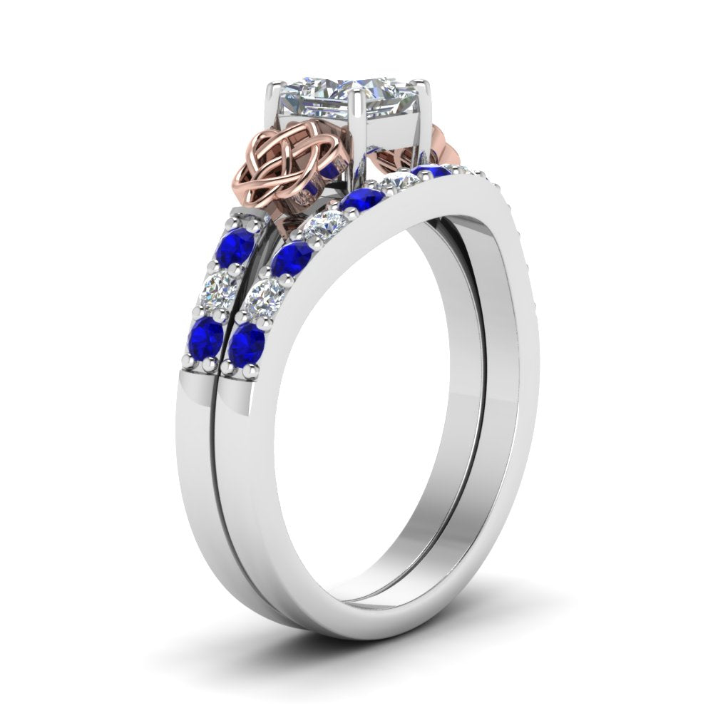 celtic-princess-cut-diamond-wedding-ring-set-with-sapphire-in-white-gold-FDENS2255B1PRGSABLANGLE2-NL-WG?v=1757056922