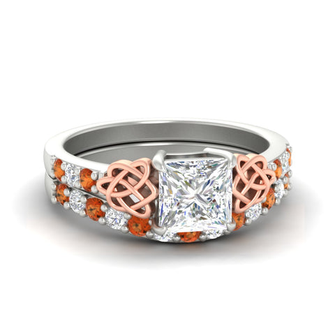 celtic-princess-cut-orange-sapphire-wedding-ring-set-in-white-gold-fdens2255prgsaorsleep-nl-wg-ws1.jpg