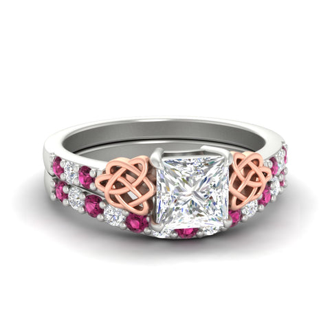 celtic-princess-cut-pink-sapphire-wedding-ring-set-in-white-gold-fdens2255prgsadrpisleep-nl-wg-ws1.jpg