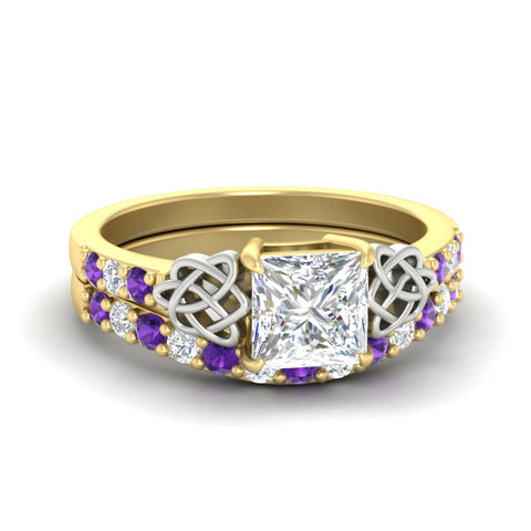 celtic-princess-cut-purple-topaz-wedding-ring-set-in-yellow-gold-fdens2255prgvitosleep-nl-yg-ws1.jpg
