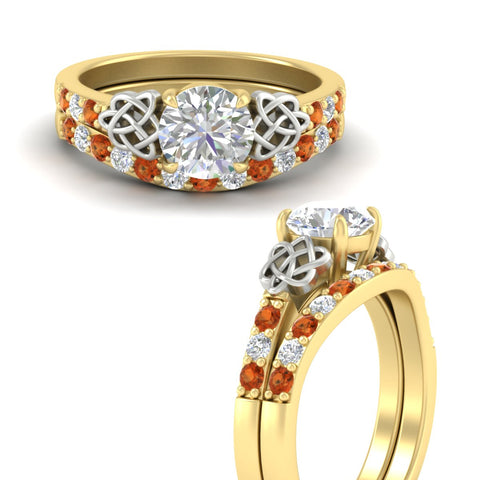 celtic-round-cut-orange-sapphire-wedding-ring-set-in-yellow-gold-fdens2255rogsaorangle3-nl-yg-ws1.jpg