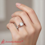 Load image into Gallery viewer, celtic-two-tone-engagement-ring-white-gold-fdens2255r-model
