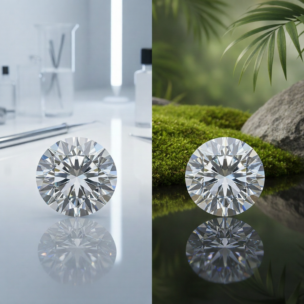 Lab Grown vs Natural Round Diamond Cut Quality