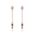 Thumbnail 31 - chain-drop-dangle-earring-with-black-diamond-in-rose-gold-FDEAR8456GBLACKANGLE1-NL-RG