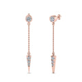 Thumbnail 8 - chain-drop-diamond-dangle-earring-in-rose-gold-FDEAR8456ANGLE1-NL-RG