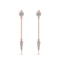 Thumbnail 7 - chain-drop-diamond-dangle-earring-in-rose-gold-FDEAR8456ANGLE1-NL-RG