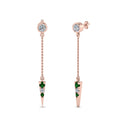 Thumbnail 28 - chain-drop-diamond-dangle-earring-with-emerald-in-rose-gold-FDEAR8456GEMGRANGLE1-NL-RG