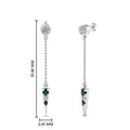 Thumbnail 57 - chain-drop-diamond-dangle-earring-with-emerald-in-white-gold-FDEAR8456GEMGRANGLE1-NL-WG