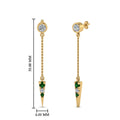 Thumbnail 85 - chain-drop-diamond-dangle-earring-with-emerald-in-yellow-gold-FDEAR8456GEMGRANGLE1-NL-YG