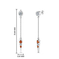 Thumbnail 49 - chain-drop-diamond-dangle-earring-with-orange-sapphire-in-white-gold-FDEAR8456GSAORANGLE1-NL-WG