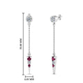 Thumbnail 45 - chain-drop-diamond-dangle-earring-with-pink-sapphire-in-white-gold-FDEAR8456GSADRPIANGLE1-NL-WG