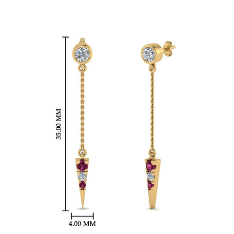chain-drop-diamond-dangle-earring-with-pink-sapphire-in-yellow-gold-FDEAR8456GSADRPIANGLE1-NL-YG