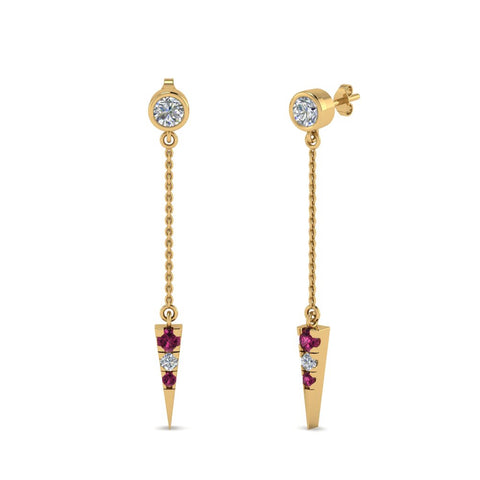chain-drop-diamond-dangle-earring-with-pink-sapphire-in-yellow-gold-FDEAR8456GSADRPIANGLE1-NL-YG