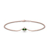 Load image into Gallery viewer, chain-four-daimond-stacking-bracelet-with-emerald-in-FDBRC9628GEMGRANGLE2-NL-RG