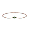 Thumbnail 32 - chain-four-daimond-stacking-bracelet-with-emerald-in-FDBRC9628GEMGRANGLE2-NL-RG