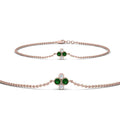 Thumbnail 31 - chain-four-daimond-stacking-bracelet-with-emerald-in-FDBRC9628GEMGRANGLE2-NL-RG