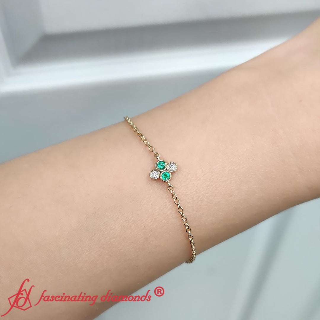 chain-four-daimond-stacking-bracelet-with-emerald-in-yellow-gold-FDBRC9628GEMGRANGLE2-NL-YG-2