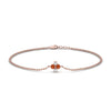 Load image into Gallery viewer, chain-four-daimond-stacking-bracelet-with-orange-sapphire-in-FDBRC9628GSAORANGLE2-NL-RG