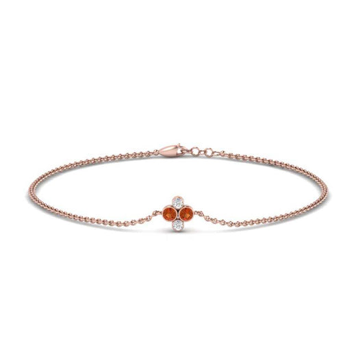 chain-four-daimond-stacking-bracelet-with-orange-sapphire-in-FDBRC9628GSAORANGLE2-NL-RG