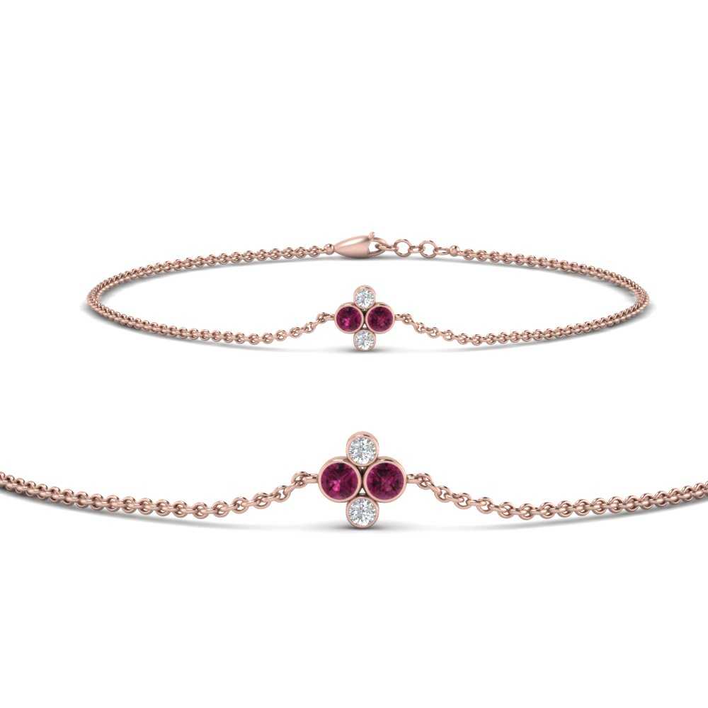 chain-four-daimond-stacking-bracelet-with-pink-sapphire-in-FDBRC9628GSADRPIANGLE2-NL-RG