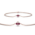 Thumbnail 19 - chain-four-daimond-stacking-bracelet-with-pink-sapphire-in-FDBRC9628GSADRPIANGLE2-NL-RG