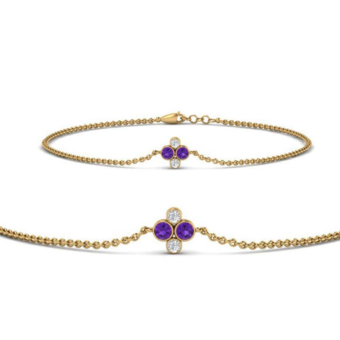 chain-four-daimond-stacking-bracelet-with-purple-topaz-in-FDBRC9628GVITOANGLE2-NL-YG