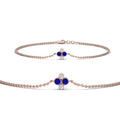 Thumbnail 13 - chain-four-daimond-stacking-bracelet-with-sapphire-in-FDBRC9628GSABLANGLE2-NL-RG