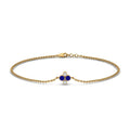 Thumbnail 18 - chain-four-daimond-stacking-bracelet-with-sapphire-in-FDBRC9628GSABLANGLE2-NL-YG