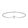 Load image into Gallery viewer, chain-four-diamond-stacking-bracelet-in-platinum-FDBRC9628ANGLE2-NL-WG