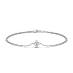 Load image into Gallery viewer, chain-four-diamond-stacking-bracelet-in-FDBRC9628ANGLE2-NL-WG
