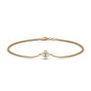 Load image into Gallery viewer, chain-four-diamond-stacking-bracelet-in-FDBRC9628ANGLE2-NL-YG