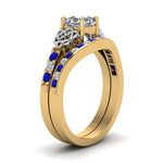 Load image into Gallery viewer, channel-band-asscher-cut-diamond-celtic-bridal-set-with-sapphire-in-yellow-gold-FDENS2255B2ASGSABLANGLE2-NL-YG_52c67474-20f8-498e-bb5e-86f03e2ca4aa?v=1756980451
