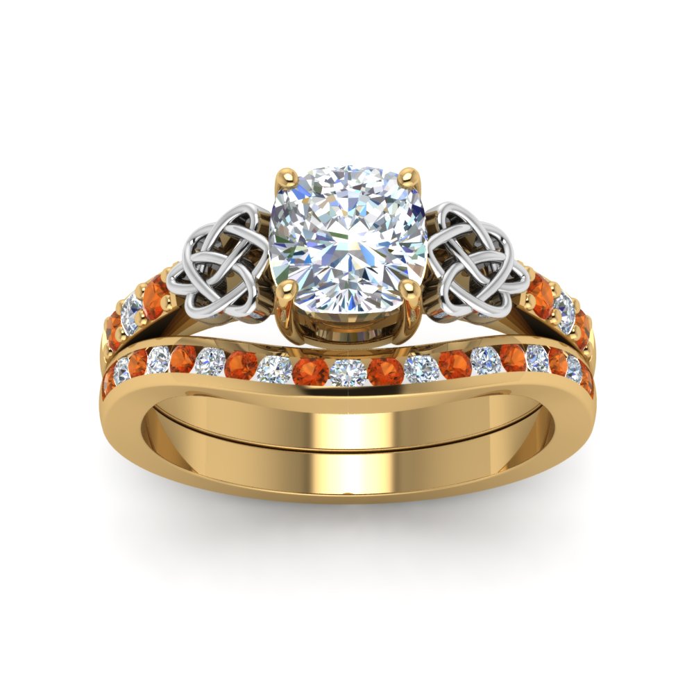 channel-band-cushion-cut-diamond-celtic-bridal-set-with-orange-sapphire-in-yellow-gold-FDENS2255B2CUGSAORANGLE5-NL-YG_5016a7e4-8e01-48c4-81ca-08953db80988?v=1756980464