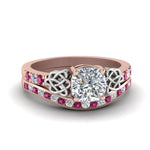 Load image into Gallery viewer, channel-band-cushion-cut-diamond-celtic-bridal-set-with-pink-sapphire-in-rose-gold-FDENS2255B2CUGSADRPI-NL-RG_51a7ad1c-4920-48e0-a839-637c98744a3e?v=1756980464
