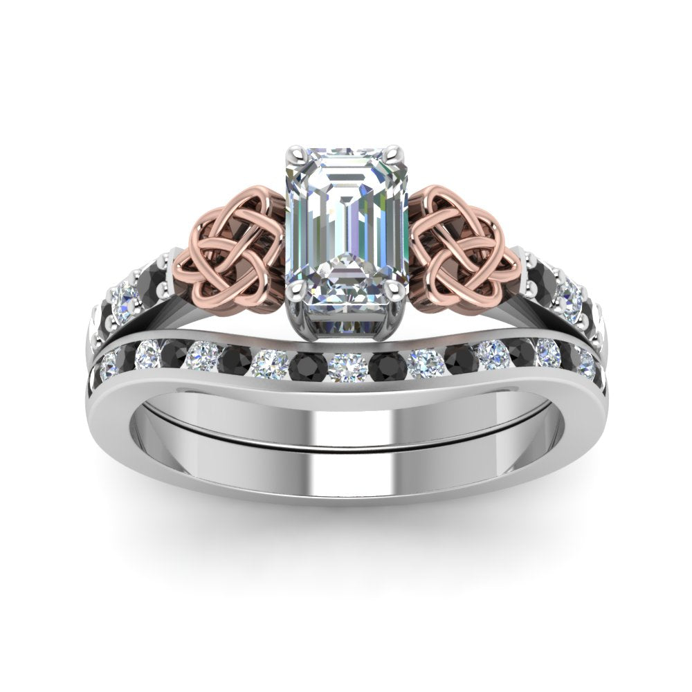 channel-band-emerald-cut-celtic-bridal-set-with-black-diamond-in-white-gold-FDENS2255B2EMGBLACKANGLE5-NL-WG