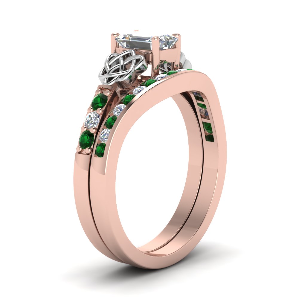 channel-band-emerald-cut-diamond-celtic-bridal-set-with-emerald-in-rose-gold-FDENS2255B2EMGEMGRANGLE2-NL-RG